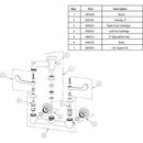 Dayton Polished Stainless Steel Basket Strainer 