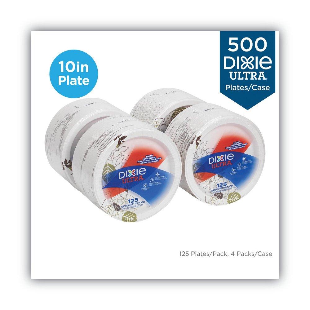 10 in. Round Heavy Weight Soak-Prood Paper Plates (500 Per Case) 