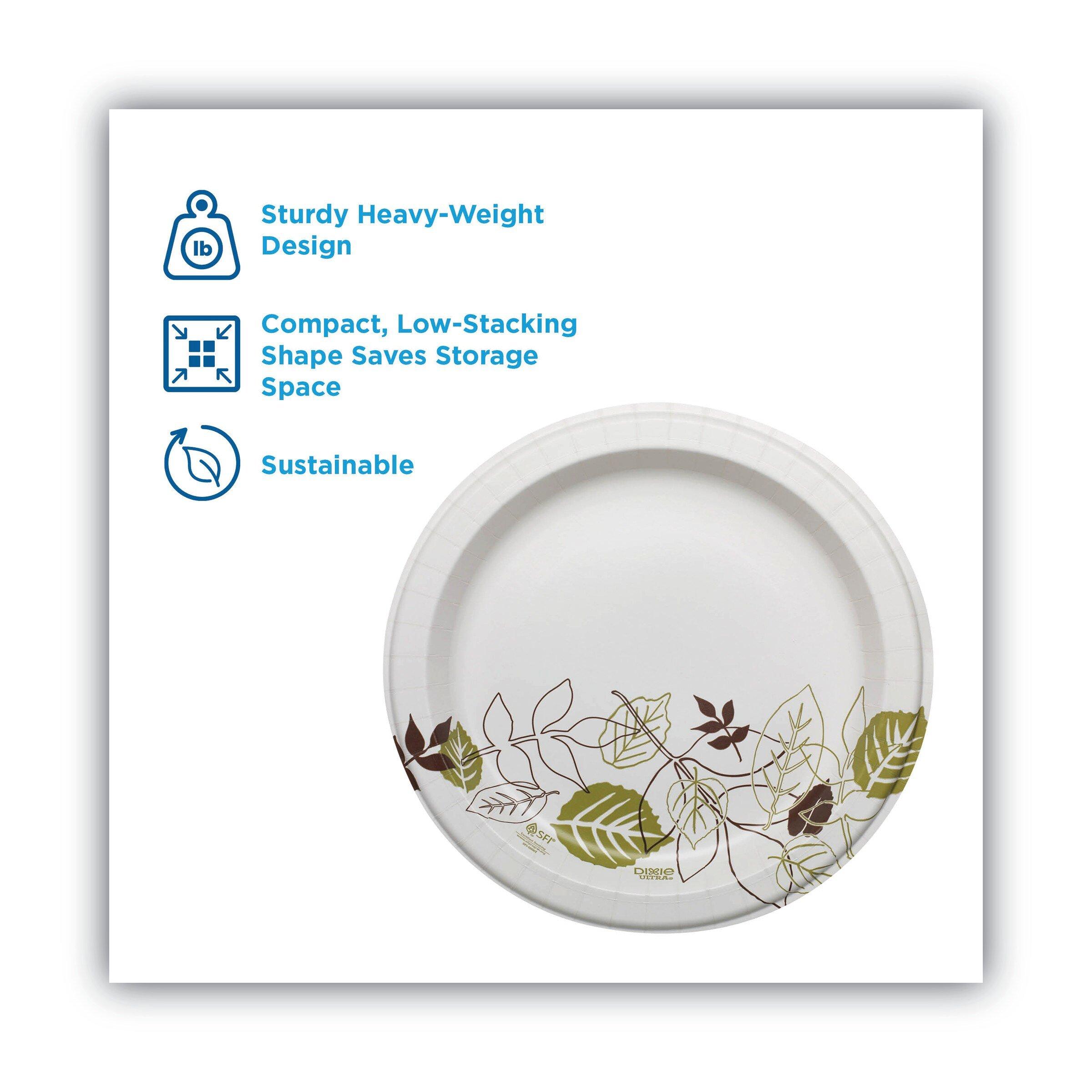 10 in. Round Heavy Weight Soak-Prood Paper Plates (500 Per Case) 