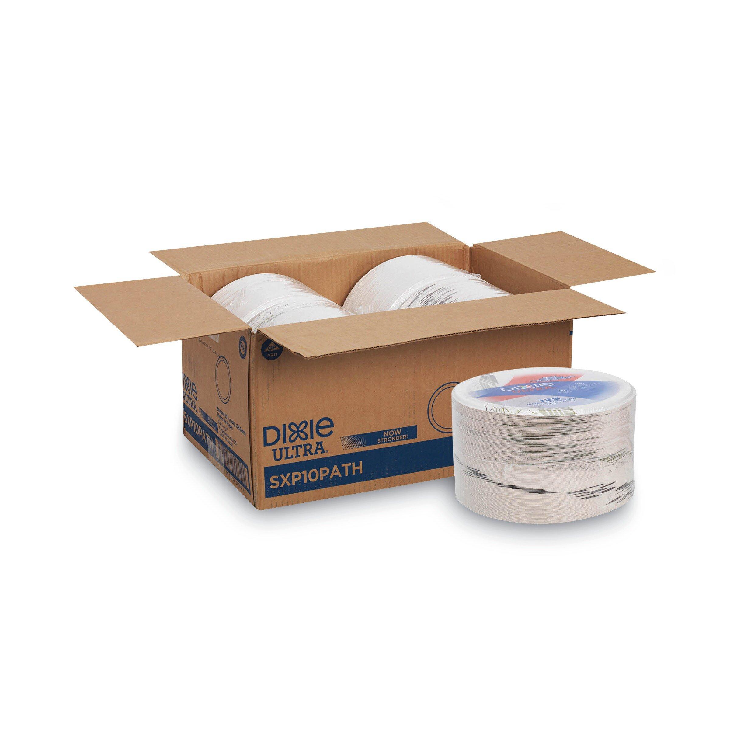 10 in. Round Heavy Weight Soak-Prood Paper Plates (500 Per Case) 