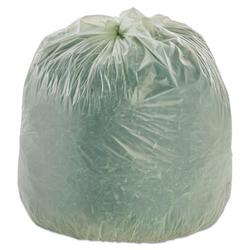 39 x 30 in. x 1.1 mil 30 gal Plastic Waste Can Liner in Green (Box of 48)