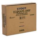 Stout® by Envision™ Green 48 x 42 in. x 0.85 mil Plastic Waste Can Liner in Green (Box of 40) 