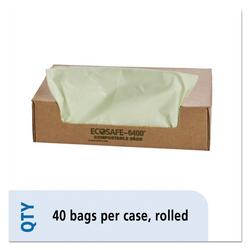 48 x 42 in. x 0.85 mil 48 gal Plastic Waste Can Liner in Green (Box of 40)