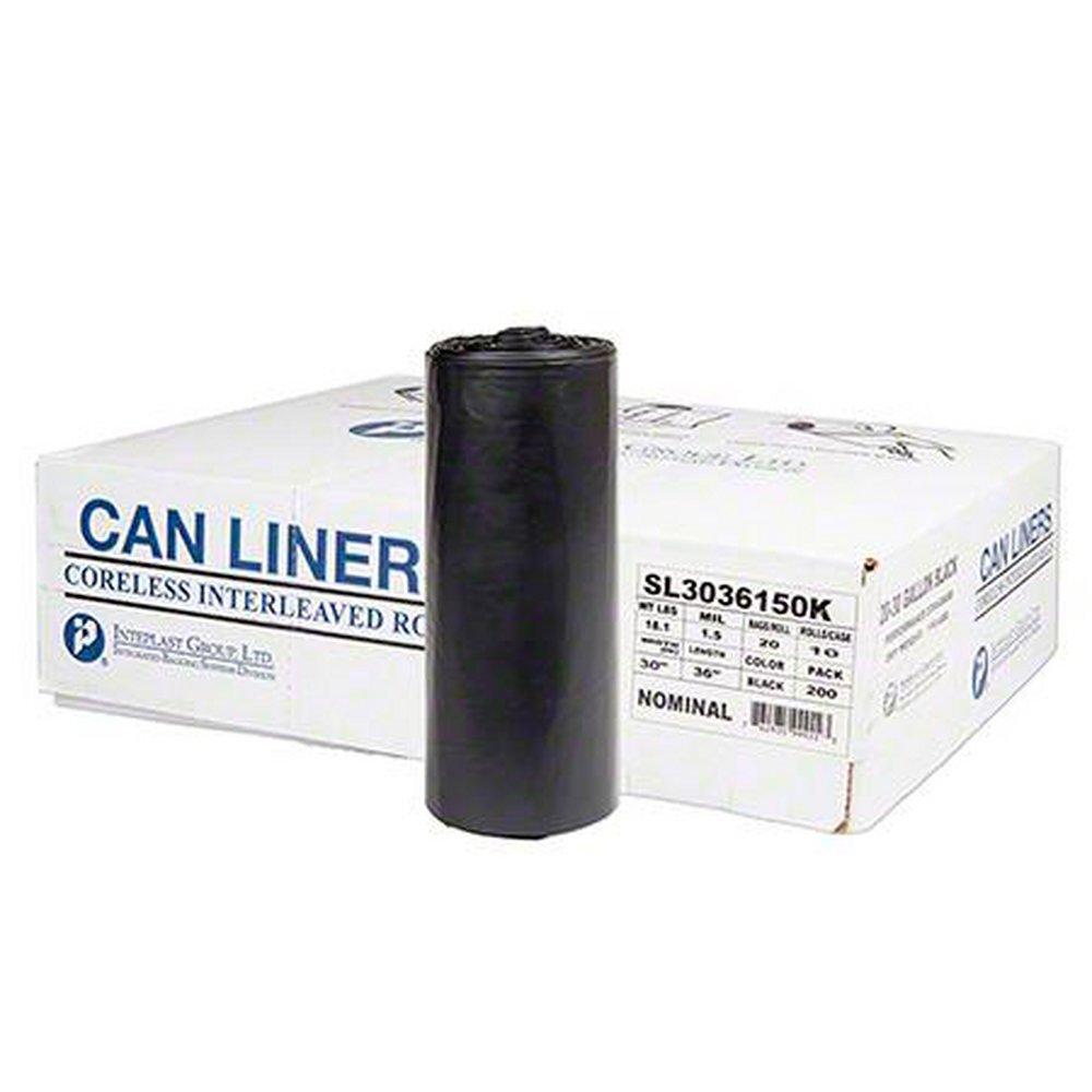 Inteplast Natural 30 x 36 in. x 1.5 mil Can Liner in Natural (Case of 200) 