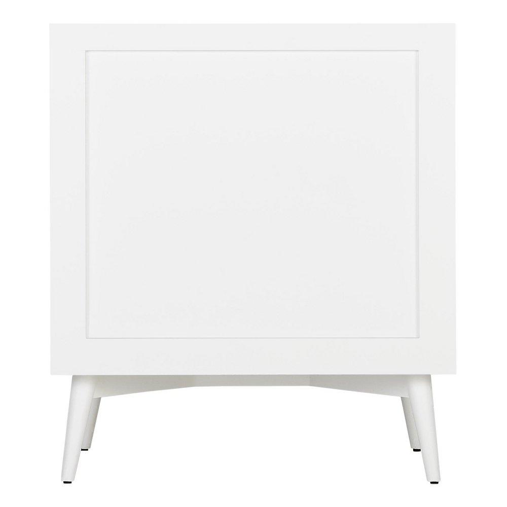 30 NOVAK VANITY WITH RECTANGULAR UNDERMOUNT SINK - BRIGHT WHITE - ARCTIC WHITE QUARTZ - WIDESPREAD 