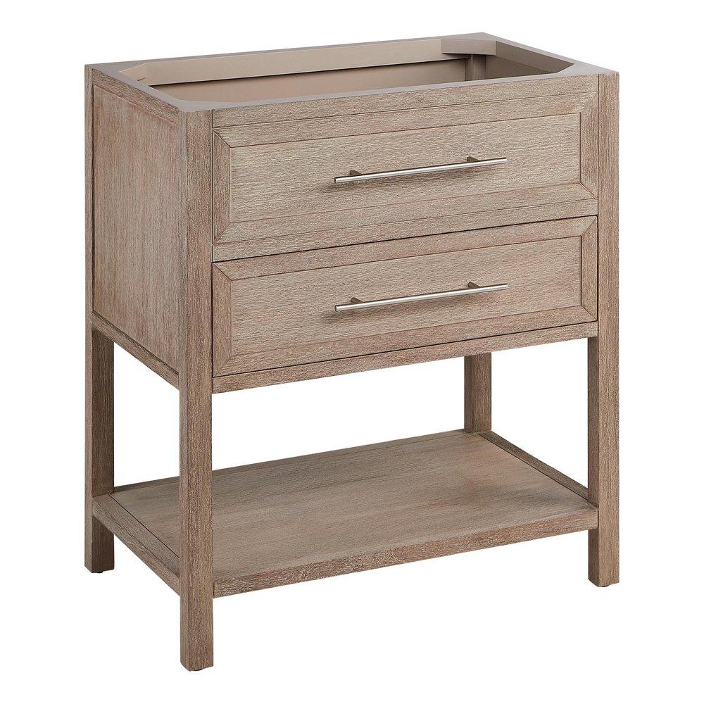 30 ROBERTSON CONSOLE VANITY CABINET - BRUSHED WHITE 