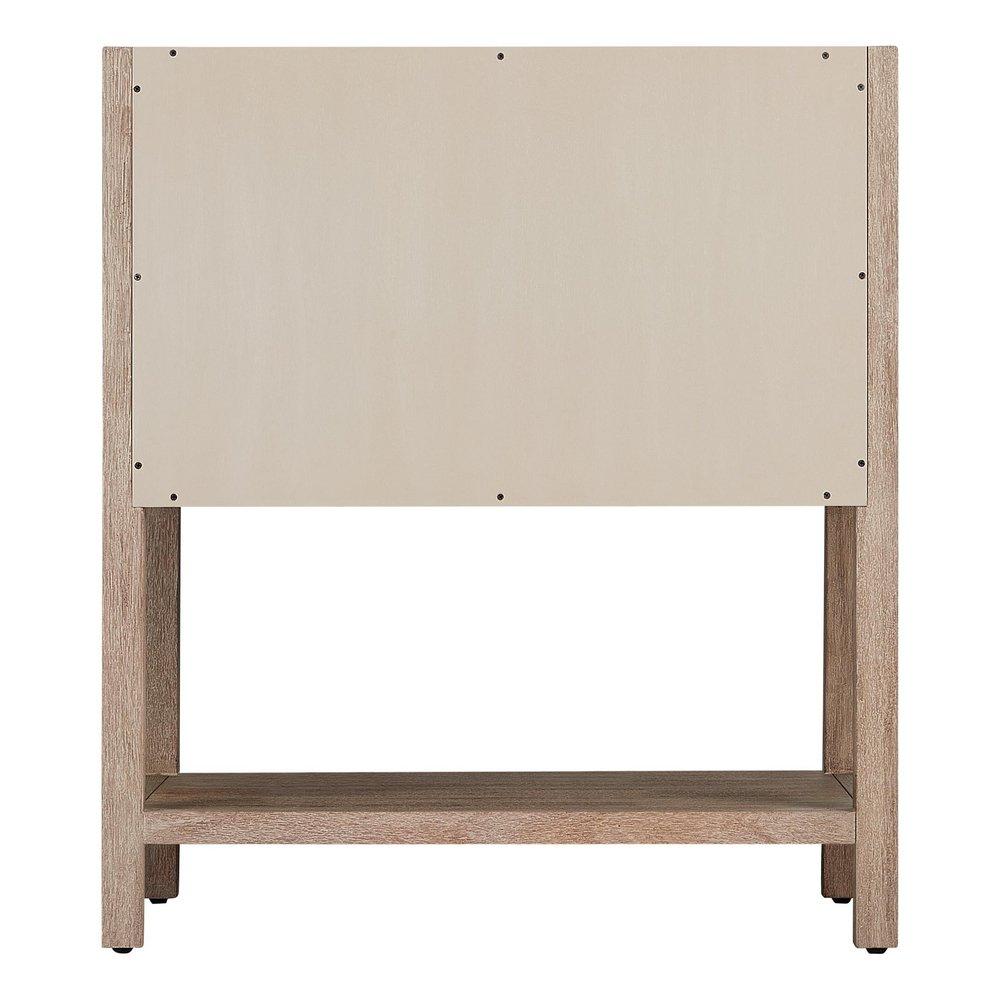 30 ROBERTSON CONSOLE VANITY CABINET - BRUSHED WHITE 