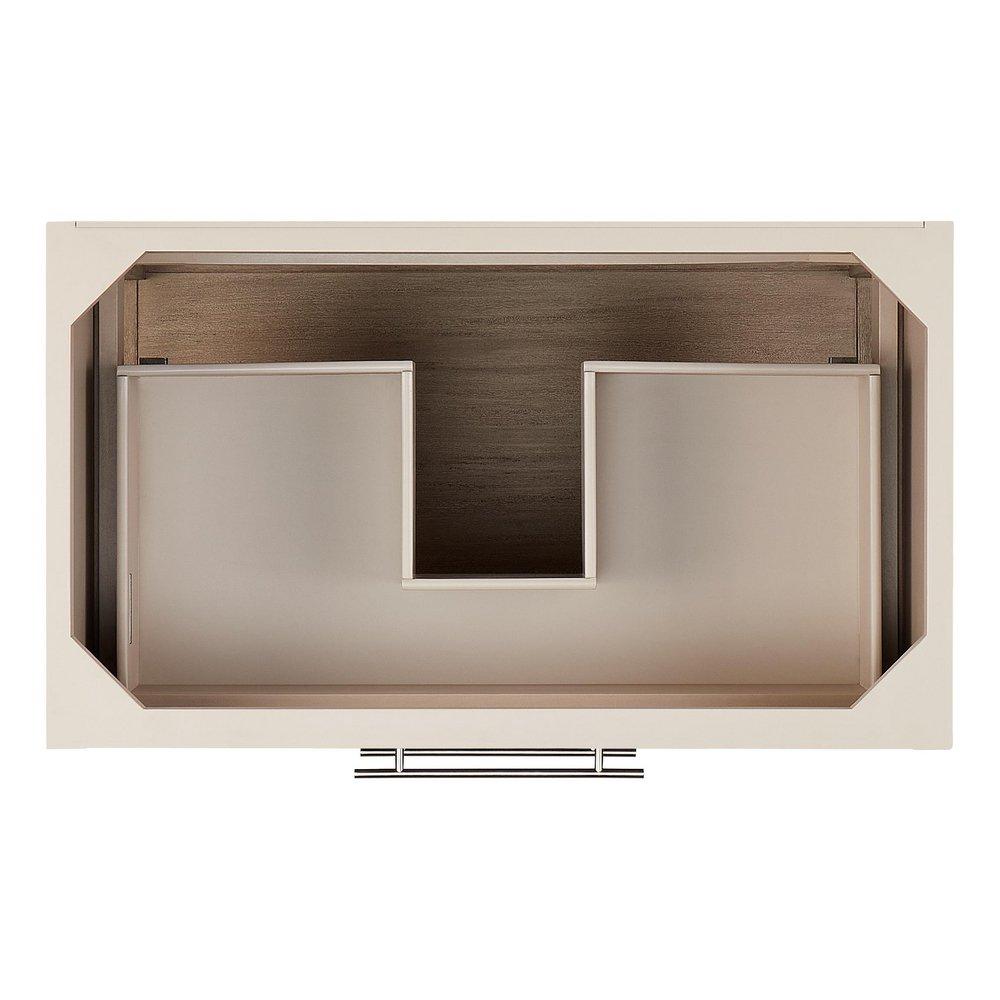 36 ROBERTSON CONSOLE VANITY CABINET - BRUSHED WHITE 