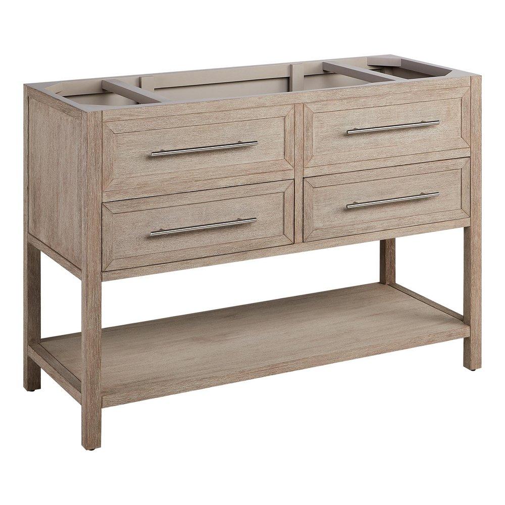 48 ROBERTSON CONSOLE VANITY CABINET - BRUSHED WHITE 