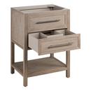 24 ROBERTSON VANITY WITH RECTANGULAR UNDERMOUNT SINK - BRUSHED WHITE - CARRARA MARBLE - WIDESPREAD 