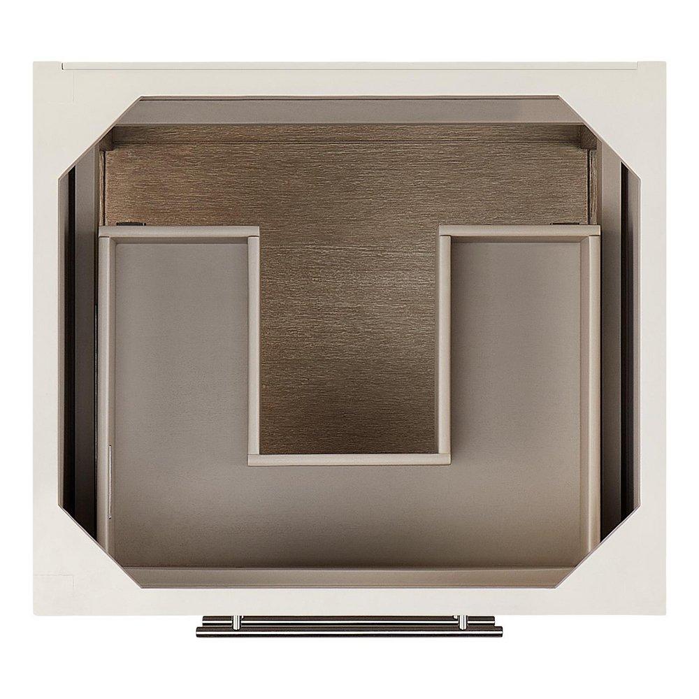 24 ROBERTSON VANITY WITH RECTANGULAR UNDERMOUNT SINK - BRUSHED WHITE - ARCTIC WHITE - WIDESPREAD 