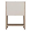 24 ROBERTSON VANITY WITH RECTANGULAR UNDERMOUNT SINK - BRUSHED WHITE - ARCTIC WHITE - WIDESPREAD 