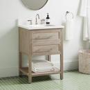 24 in. Vanity with Undermount Sink in Arctic White