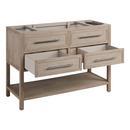 48 ROBERTSON VANITY WITH RECTANGULAR UNDERMOUNT SINK - BRUSHED WHITE - ARCTIC WHITE - WIDESPREAD 