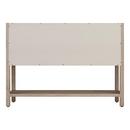 48 ROBERTSON VANITY WITH RECTANGULAR UNDERMOUNT SINK - BRUSHED WHITE - ARCTIC WHITE - WIDESPREAD 