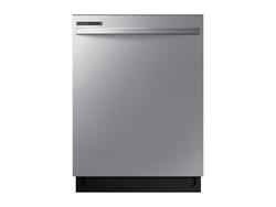 24"W Built In Adjustable Rack Quiet Run Fingerprint Resistant Stainless Steel Dishwasher