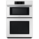 29-3/4 in. 5.1 cu. ft. Combo Oven in White Glass 