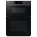 29-3/4 x 24-3/8 in. 7 cu. ft. 40A Combo Oven in Matte Black Stainless