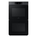 29-3/4 in. 5.1 cu. ft. Double Oven in Matte Black Steel