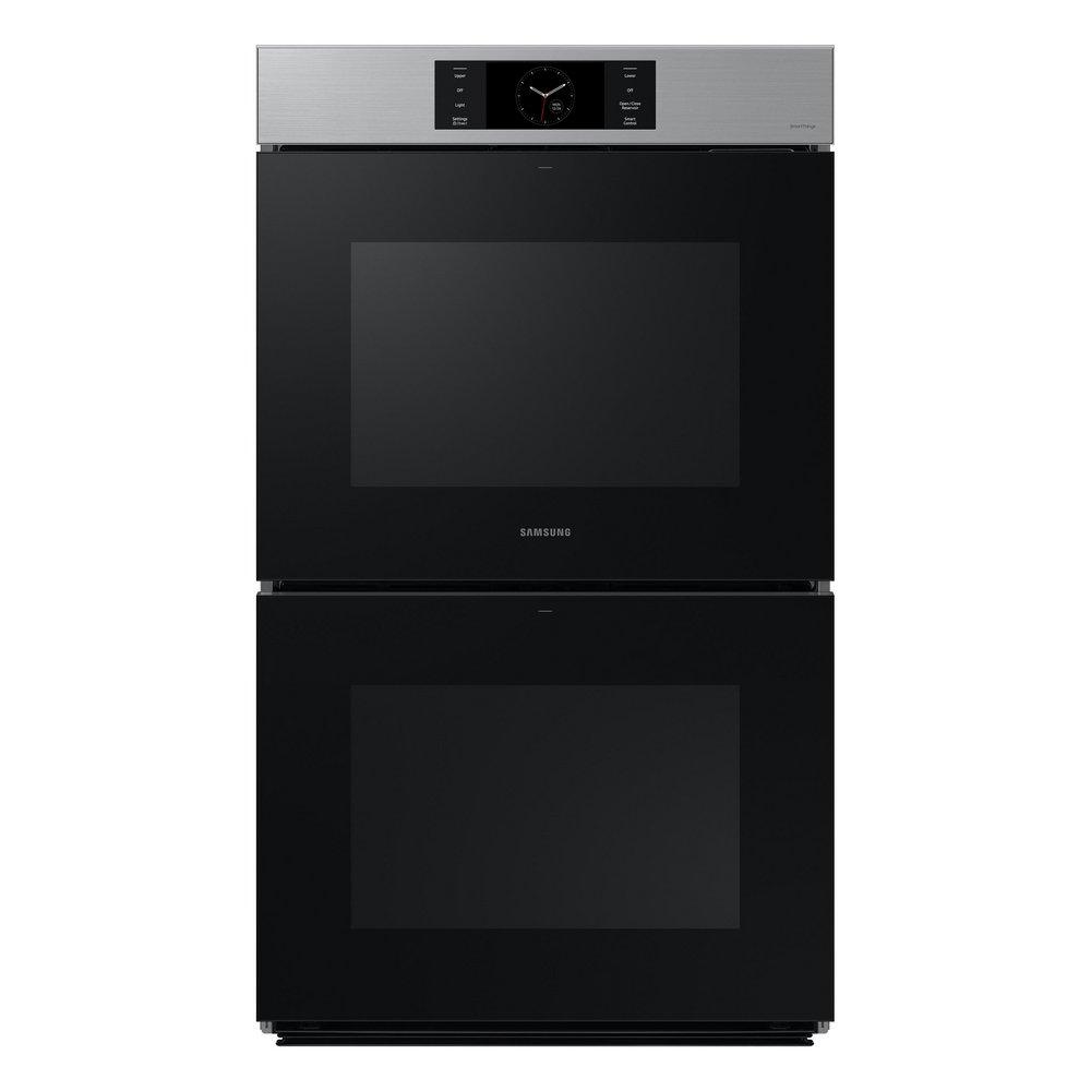30"W Smart Built It Double Wall Oven with AI Cooking Camera and Split Zone Capability in Stainless Steel 