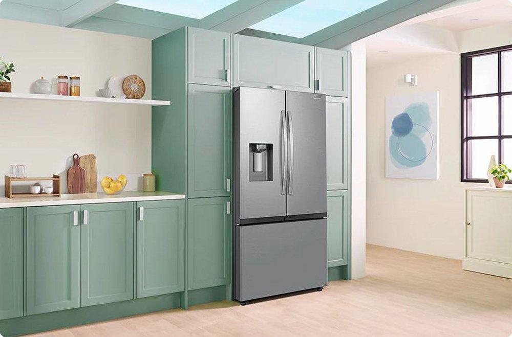 Samsung Matte Black Stainless 30.5 cu. ft. French Door Refrigerator 