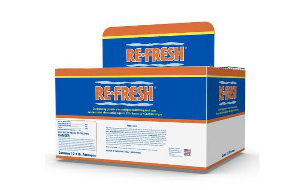 1 Lb Bag 68% Calcium Hypochlorite Granular Pool Shock (Case Of 48) 