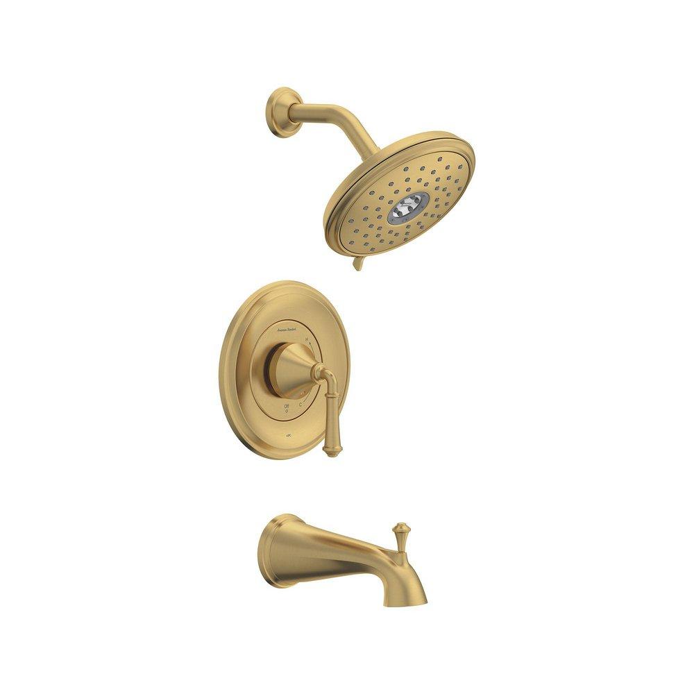 DELANCEY 1.8 GPM/6.8 L/MIN TUB AND SHOWER TRIM KIT WITH WATER-SAVING 4-FUNCTION SHOWERHEAD AND LEVER HANDLE 