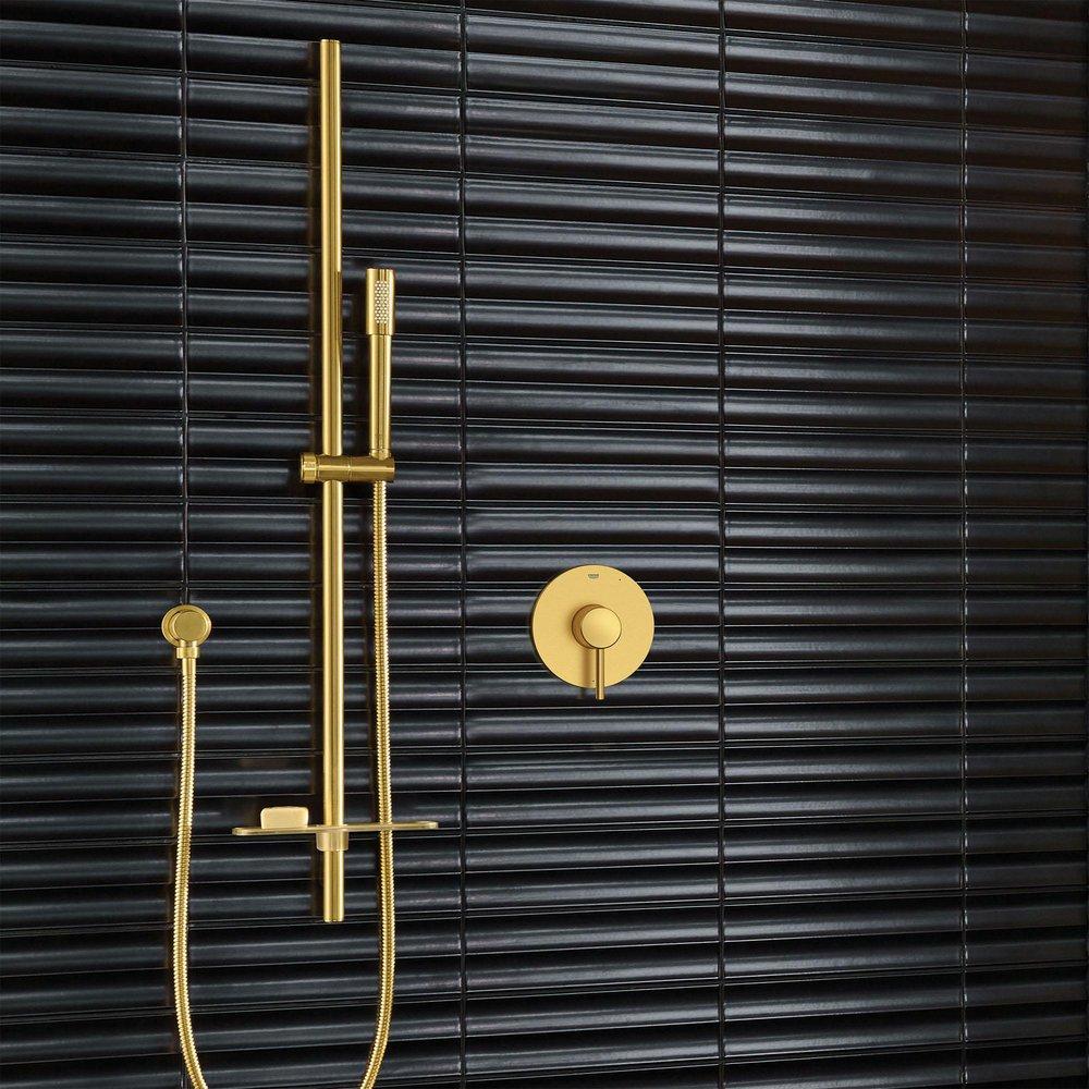 GROHE Gold Single Handle Pressure Balancing Valve Trim 