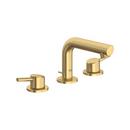 Two Handle Widespread Bathroom Sink Faucet in Brushed Cool Sunrise