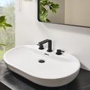GROHE Matte Black Two Handle Widespread Bathroom Sink Faucet 