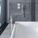 GROHE Matte Black Two Handle Thermostatic Valve Trim 