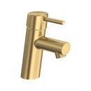 Single Handle Monoblock Bathroom Sink Faucet in Gold