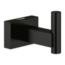 Single Robe Hook in Matte Black
