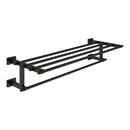 24 in Multi-towel Shelf in Matte Black
