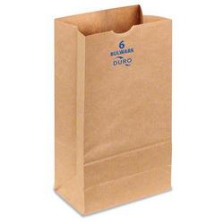 52 lb. Self Opening Brown Paper Grocery Bags (400 Per Case)