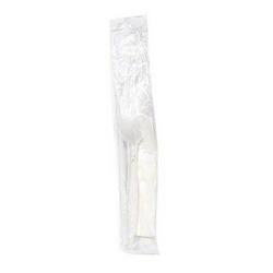 Medium Weight Plastic Cutlery Kit with Spork, Napkin, & Straw (1000 Per Case)