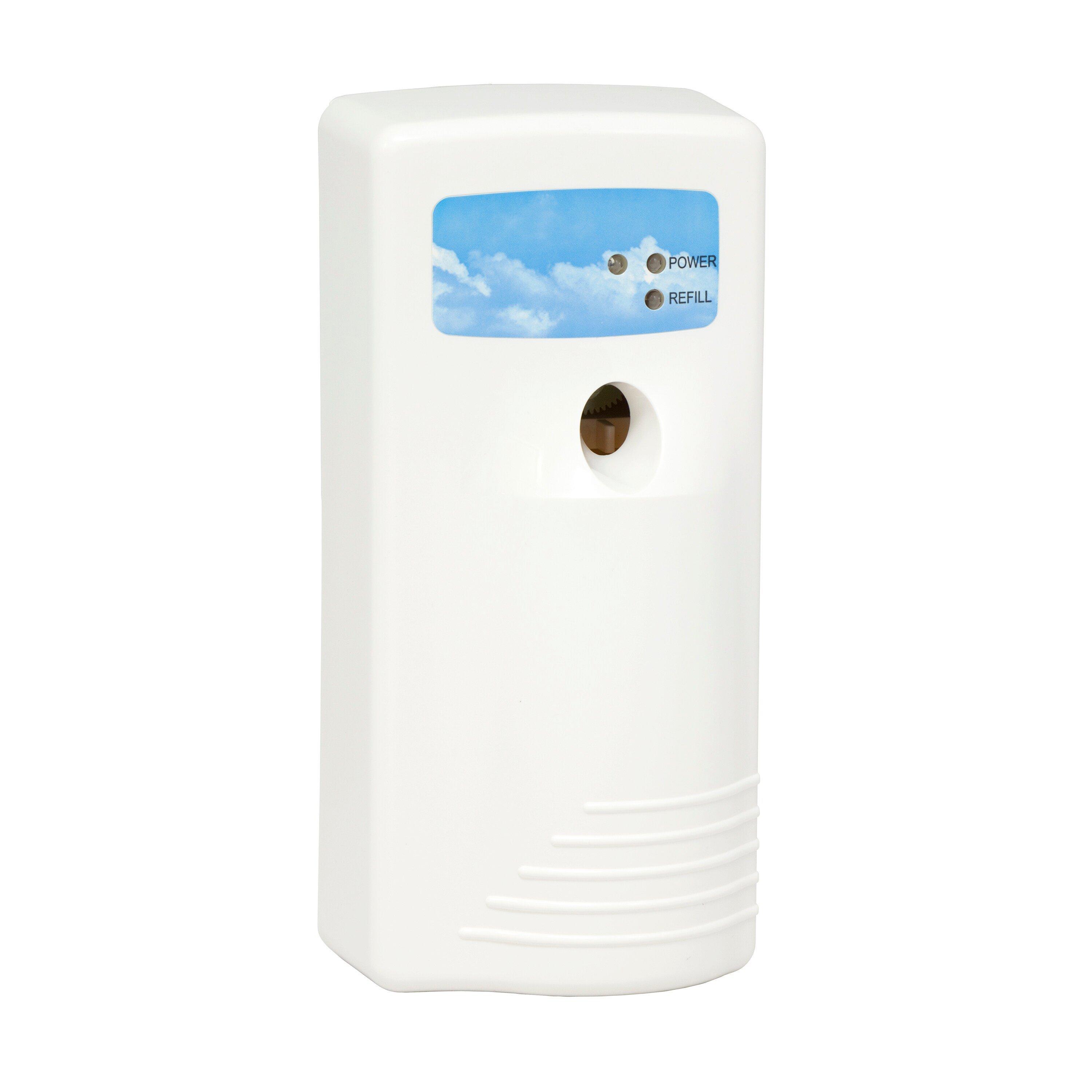Metered Aerosol Air Freshener Dispenser in White (Case of 12) 