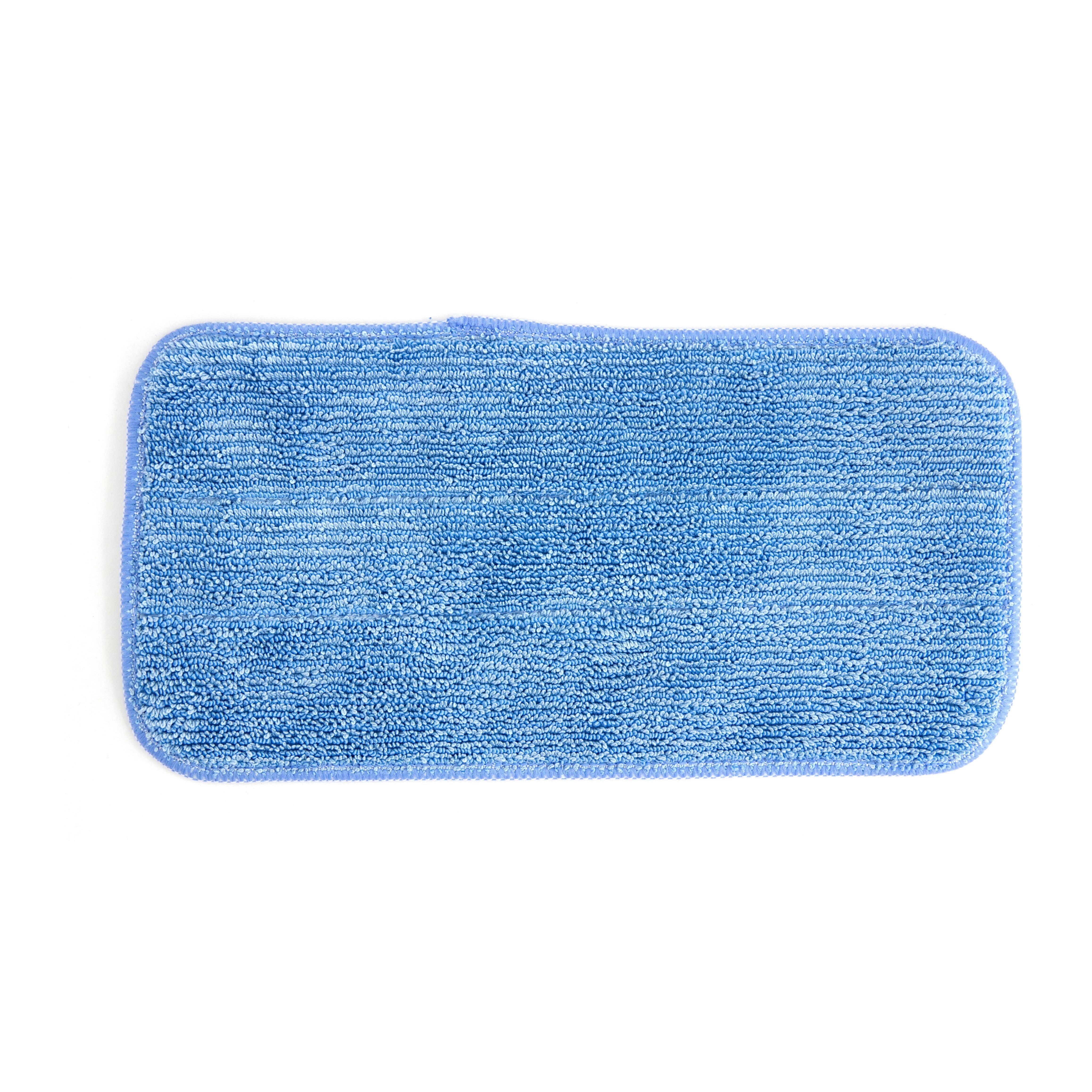 11 in. Flat Microfiber Pad in Blue (192/CA) 