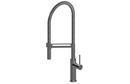1.8 PULL-DOWN KITCHEN FAUCET WITH COSMOPOLITAN SPRAYER BRUSHED ONYX PVD/BRUSHED BRASS PVD FUTURISMO 