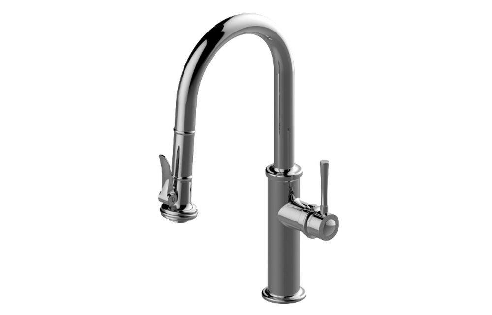 1.8 PULL-DOWN KITCHEN BAR/PREP WITH CHEFS PRO SPRAYER OLIVE BRONZE SEGOVIA 