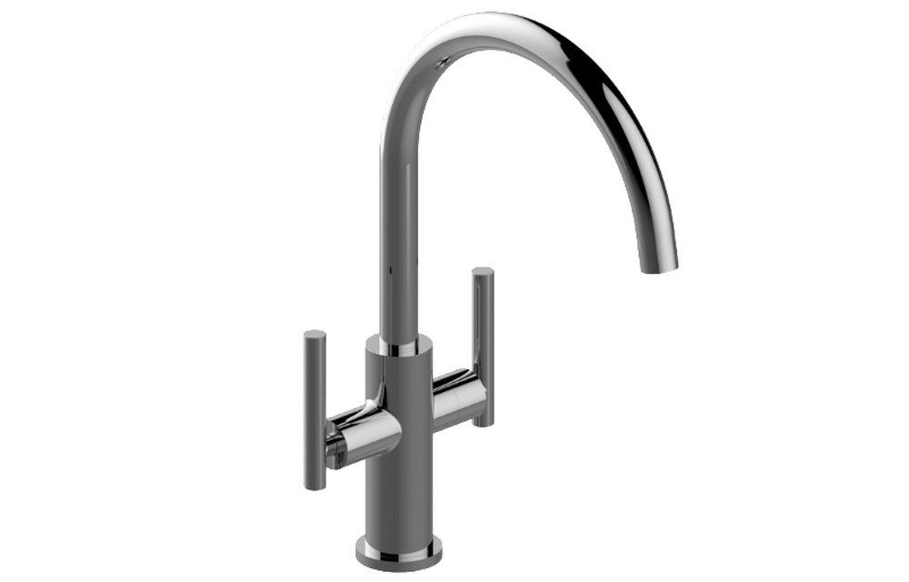 1.8 SINGLE-HOLE TWO-HANDLE BAR/PREP FAUCET ROSE GOLD PVD SOSPIRO 