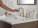 Delta Faucet Brilliance Champagne Bronze Two Handle Widespread Bathroom Sink Faucet 