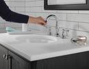 Delta Faucet Chrome Two Handle Widespread Bathroom Sink Faucet 