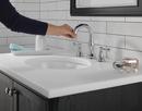 Delta Faucet Chrome Two Handle Widespread Bathroom Sink Faucet 
