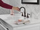 Delta Faucet Venetian Bronze Two Handle Widespread Bathroom Sink Faucet 