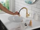 Delta Faucet Brilliance Champagne Bronze Single Handle Monoblock Bathroom Sink Faucet 