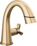 Single Handle Monoblock Bathroom Sink Faucet in Lumicoat Champagne Bronze