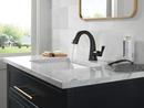 Delta Faucet Matte Black Single Handle Monoblock Bathroom Sink Faucet 