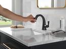 Delta Faucet Matte Black Single Handle Monoblock Bathroom Sink Faucet 