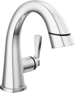 Single Handle Bathroom Sink Faucet in Lumicoat&reg; Chrome